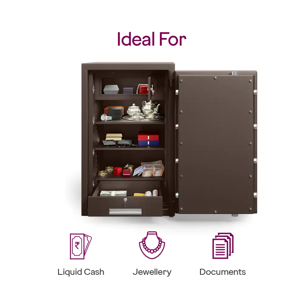Godrej Matrix 3620 V7 (215L) KL Coffee Brown Home Locker 